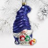 Bingo Gnome Glass Christmas Ornament| OrnamentallyYou - 2 of 4