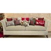 11.5"x18.5" 'Let It Snow' Lumbar Throw Pillow - Pillow Perfect: Embroidered Snowflakes, Indoor Holiday Decor - 2 of 2