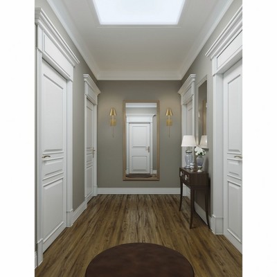 Warm Brass Dimmable Metal Shade Wall Sconce