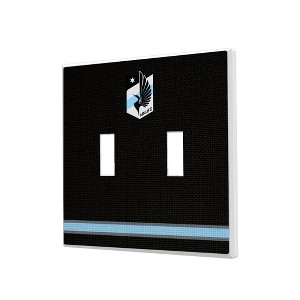 MLS Western Conference Teams Stripe Hidden-Screw Light Switch Plate for Double Toggle - 1 of 4