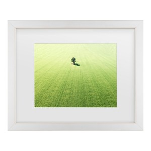 Trademark Fine Art - Marcus Cederberg  Lonely tree Matted Framed Art - 1 of 4