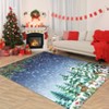 Christmas Area Rugs for Living Room, Winter Holiday Home Decor Rugs for Bedroom, Soft Non Slip Decorative Carpet for Dining Room - 2 of 4