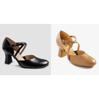Women's So Danca Ballroom Shoes So Danca SD142 2.5" Heel Cross Straps