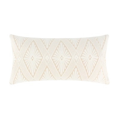 Lorrance Embroidered Diamond Decorative Pillow - Levtex Home