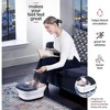 Foot Spa Massager Collapsible option - Includes Remote Control, Pumice Stone, Heat option, Bubbles, Jets and Vibration Button - MedicalKinUsa - image 4 of 4