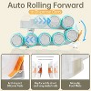 LunaLulinlk 2 Pack Soda Can Organzier Dispenser for Refrigerator Drink Organzer for Fridge - 2 Size Metal Rods for Strandard & Tall Can - 3 of 4