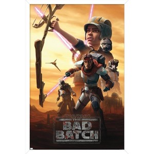 Trends International Star Wars: The Bad Batch -  Final Season Group One Sheet Framed Wall Poster Prints - 1 of 4