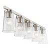 Livex Lighting Cityview 5 - Light Vanity in  Brushed Nickel - 3 of 4