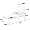 Lounge Chair with Adjustable Backrest,Durable Aluminium Cast Design,Outdoor Recliner for Comfort and Relaxation - The Pop Home - 2 of 4