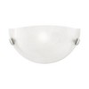 Livex Lighting Oasis 1 - Light Wall Light in  Brushed Nickel - 3 of 4