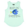 Disney Girl's Finding Dory Keep On Swimming Kids Sleeveless Tank Top - 2 of 4