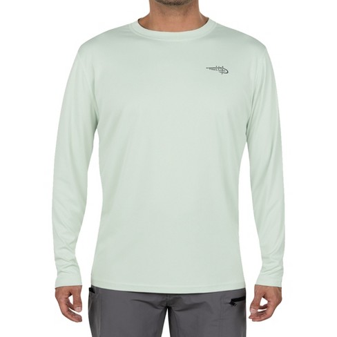 Reel Life Compass Lure Uv Long Sleeve T-shirt - Sea Foam : Target