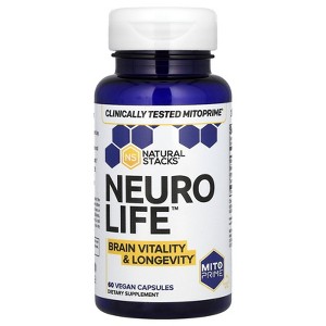 Natural Stacks Neuro Life, 60 Vegan Capsules - 1 of 3