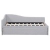 Whisen Twin Size L-Shaped Upholstered Daybed with Pop-Up Trundle, Suitable for Different Places - 4 of 4