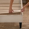 Tara Upholstered Platform Bed Frame with Square Tufted Headboard - Brookside Home - 4 of 4