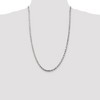 Black Bow Jewelry 4.25mm Sterling Silver Diamond Cut Solid Rope Chain Necklace - 2 of 4