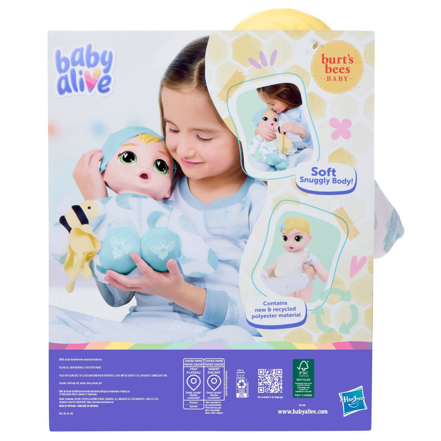Детские куклы Baby Alive Moonlight Cuddles Blonde Hair — фото 4