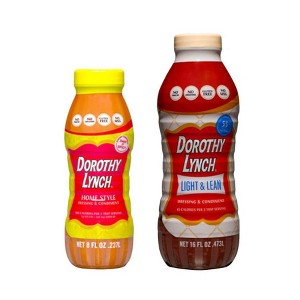 Dorothy Lynch Salad Dressing | 8 oz Homestyle and 16 oz Light and Lean | Gluten Free - 1 of 4