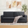 83" Modern Sofa, Corduroy 3 Seater Deep Seat Couch with Wide Armrest, Removable Washable Cushion Cover - 3 of 4