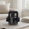 Marble Knot Sculpture for Shelf Accents, Room Styling, Office Design - Modern Statues Living Room Decor or Coffee Table Display, Home Décor - 2 of 4
