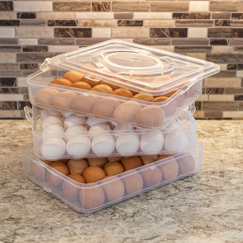 Classic Cuisine 3-Tier Egg Container Holds 72 Eggs, 5 of 10