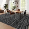Plaid Machine Washable Rug with Rubber Backing Modern Non-Slip Carpet for Living Room, Bedroom, Dining Room, Office, Playroom, Nursery - 2 of 4