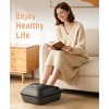 SUGIFT 6D Shiatsu Foot Massager with Heat and Deep Kneading Therapy Air Compression, Compact Design for Home Office Use - 2 of 4