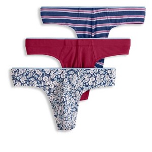 Jockey Men's Casual Cotton Stretch Thong - 3 Pack - 1 of 3