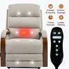 KTMBDW Electric Power Lift Recliner Chair Sofa with Massage and Heat for Elderly, 3 Positions, 2 Side Pockets - 4 of 4