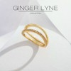 Thin Wedding Band Set for Women Sterling Silver CZ Eternity Bands Stackable by Ginger Lyne - 3 of 4