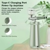 YEVYO Nano Facial Steamer - Face Steamer 0.3mm Nozzle Rechargeable & Portable High Pressure Oxygen SPA - Green - 4 of 4