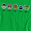 Teen Titans Go Floating Heads Adult T-Shirt - 2 of 4