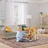 Area Rugs - Washable, Non-Slip, Kid & Pet Friendly, Vintage Foldable, Thin Low Pile Rug for Bedroom Kitchen Dining Room - 2 of 4