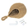 Unique Bargains Kitchen Hanging Garlic Potato Vegetable Fruit Teardrop Decor Hand-Woven Baskets - 3 of 4