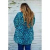 Women's Leopard Short Duster - Lucky & Blessed M - 2 of 2