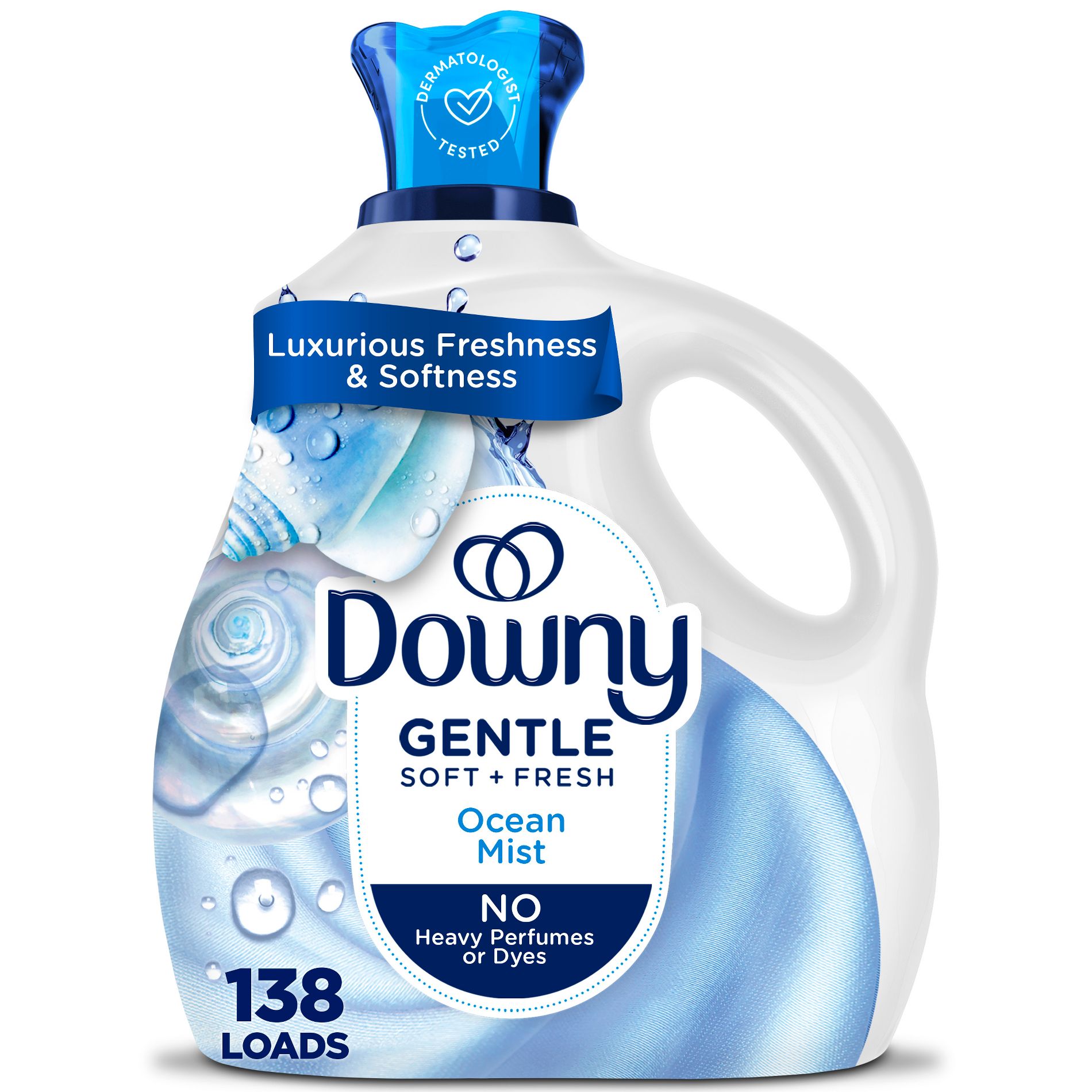 Downy Fabric Softener Scented Ocean Mist Liquid