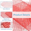 Unique Bargains Sheer Nylon Glitters Wave Mesh Decorative Ribbon Trim 6 Inch 10 Yards - 3 of 4