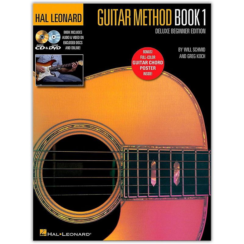 Hal Leonard Hal Leonard Guitar Method Book 1 Deluxe Beginner Edition (Book/DVD/Online Audio/Poster), 1 of 2