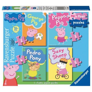 Ravensburger Peppa Pig My First Puzzle Set 4pk - 1 of 4