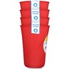 Preserve Red Everyday Cups - Case of 8/4 ct - 4 of 4