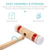 Best Choice Products 6-Player 32in Wood Croquet Set w/ 6 Mallets, 6 Balls, Wickets, Stakes, Carrying Bag - Multicolor - 4 of 4