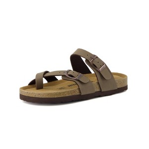 CUSHIONAIRE Kid's Luna JR Cork footbed Sandal with +Comfort - 1 of 4