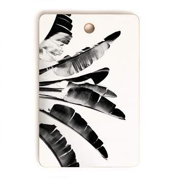Gale Switzer Traveler Palm Bw Cutting Board - Deny Designs