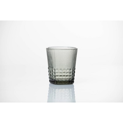 11.5oz 6pk Crystal Malcolm Double Old Fashion Glasses Gray - Fortessa Tableware Solutions