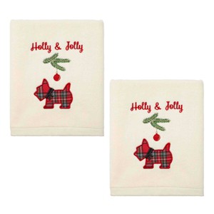 Avanti Scottie 2-Pack Hand Towel Set - 1 of 3