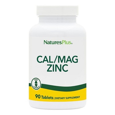 Calcium/Magnesium/Zinc 1000/500/75mg by Nature's Plus  -  90 Tablet