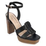 Journee Collection Womens Mandilyn Tru Comfort Foam High Heel Platform Sandals