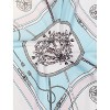 Allegra K Women's 100% Silk Floral Graphic Print Square Scarf Head Scarves Kerchief Neckerchief 21.6" X 21.6" - 4 of 4