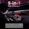 Itopfox Retractable Car Charger with USB C Fast Charging, Aromatherapy Starlight, 120W Power, Essential for iPhone 16 15 14 13 12 11, Travel Gifts - 2 of 4