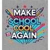 "Make School Cool Again" Back To School Adult Crew Neck Short Sleeve Tee - 2 of 2